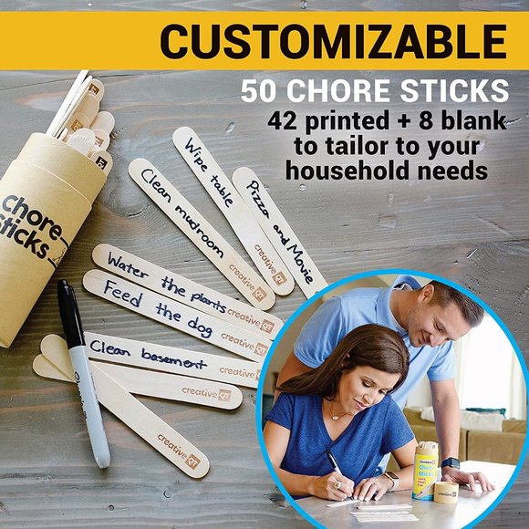 Chore Sticks for kids, fun way to get your kids to do their chores - Picture 3 of 4